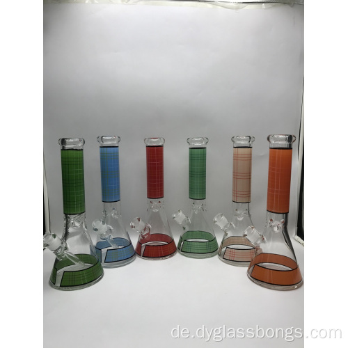 Einfache billige Glasbecher Bongs in 6 Farben